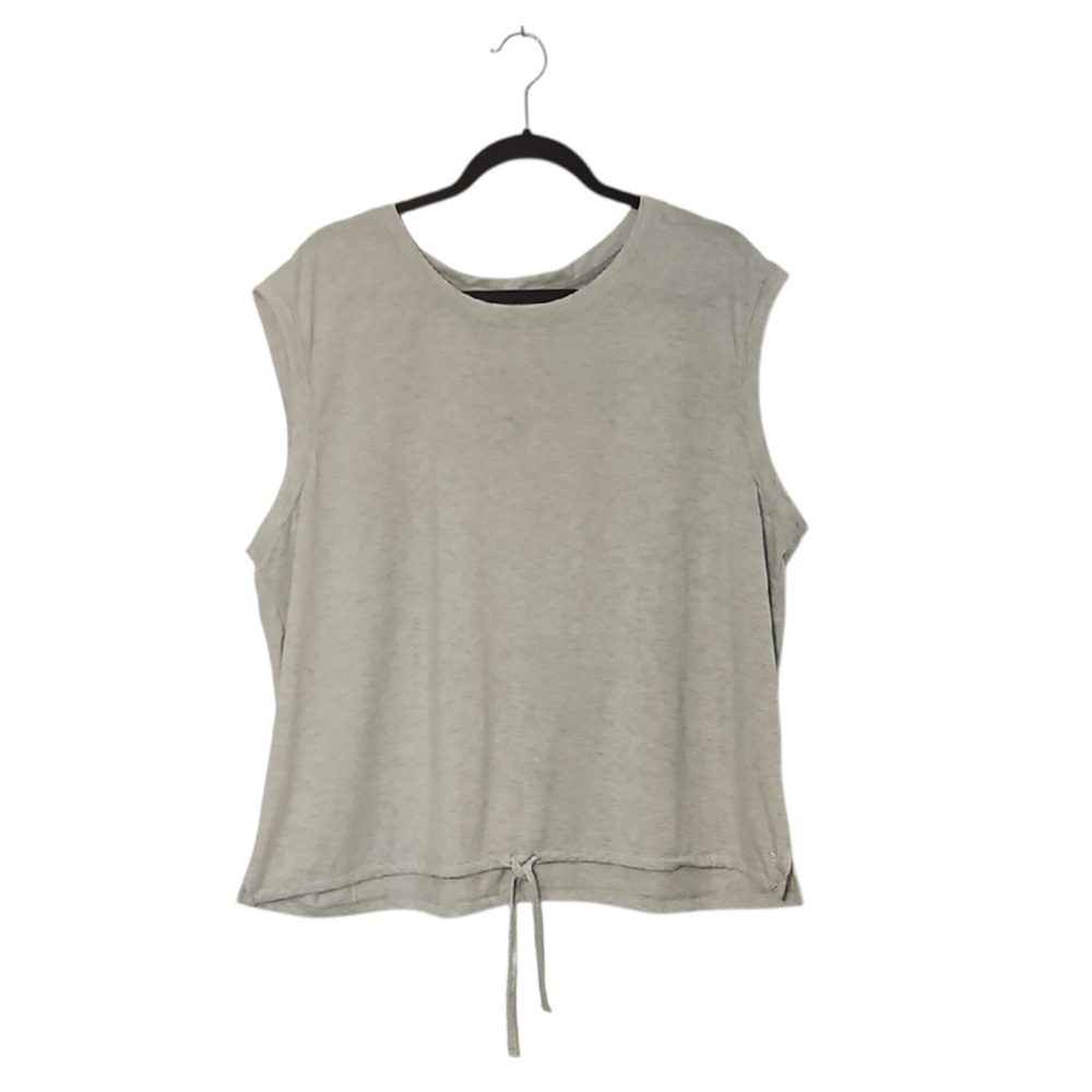 💚 Shambhala Casual Gray Women's Top, Size XXL
